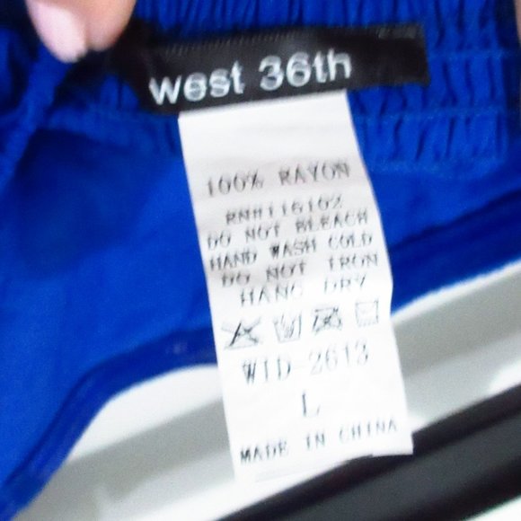 Embroidered strapless maxi Game day Blue sz L - Picture 6 of 6